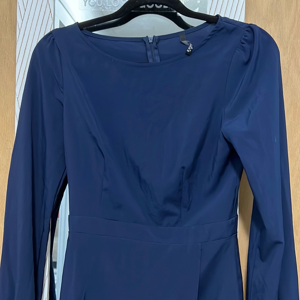 Lulu’s Tulip Skirt Long Sleeve Dress